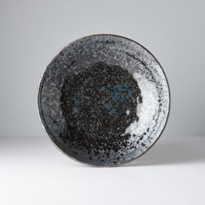 MADE IN JAPAN Velká mělká miska Black Pearl 24 cm