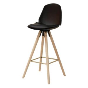 Designová barová židle Nerea černá