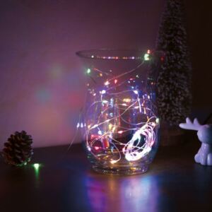 Vánoční LED světelný řetěz - 5 m - 50 LED - multicolor - 3 x AA