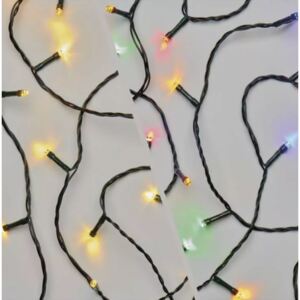 EMOS spol. s r.o. LED vánoční řetěz teplá bílá/multicolor, 10 m, program