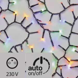 EMOS spol. s r.o. LED vánoční řetěz ježek 8 m, inter i exter., multicolor, časovač