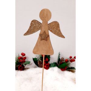 Vánoční dekorace - anděl s hvězdou