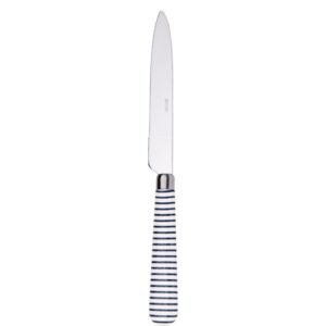 BISTRO Nůž pruhy - bílá/modrá