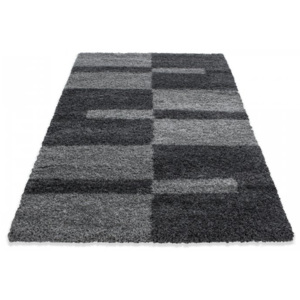 Vopi Kusový koberec Gala shaggy 2505 grey 80 x 150 cm