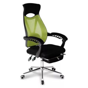 Kancelářská židle ADK LAZY, černá/zelená, 192010