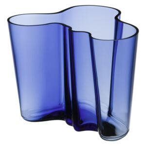 Váza Alvar Aalto Iittala 160 mm modrá