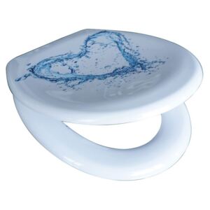 WC sedátko Eisl, softclose, duroplast, Blue Heart