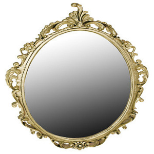 Zrcadlo TOXANA, 63x86x5, zlatá