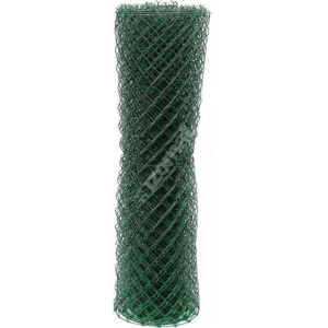 Čtyřhranné pletivo IDEAL PVC ZAPLETENÉ 100/55X55/15m -1,65/2,5mm,zelené