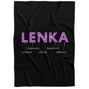 Deka Ženská jména – NEON (Jméno: Lenka)