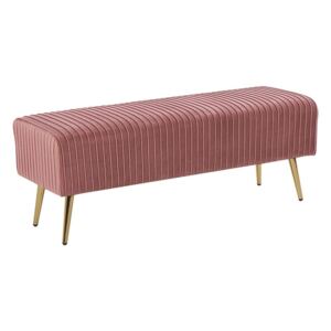 Sametová lavice růžová PATERSON
