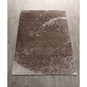 BERFIN Kusový hnědý koberec Dizayn 2218/Beige-Brown Rozměry: 160 x 230