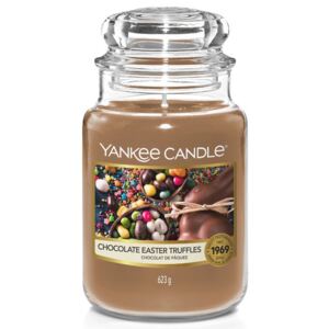 Yankee Candle - vonná svíčka Chocolate Easter Truffles (Velikonoční čokoládové lanýže) 623g (Nebyly by to pravé Velikonoce bez hromady lahodné čokolády! Chutná vůně kakaa, teplého mléka, javorového krému a sladkého pižma je neodolatelně lákavá.)