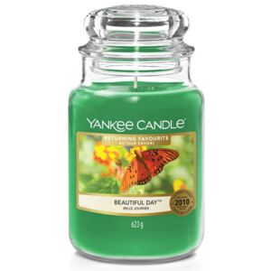 Yankee Candle - vonná svíčka Beautiful Day (Krásný den) 623g (Život je nádherný s radostnou vůní slunce, ovoce, půvabných květin a kořeněných bylinek.)