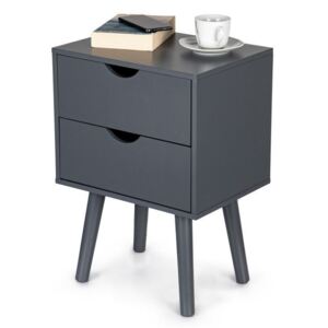 ModernHOME Noční stolek šedý FH-NS190049