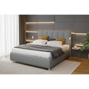Ormatek Čalouněná postel WEGA 140x200 v barvě Savana Grey