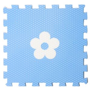 VYLEN Minideckfloor s kytkou Barevná kombinace: Světle modrý s bílou kytkou
