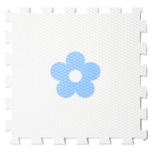 VYLEN Minideckfloor s kytkou Barevná kombinace: Bílý se světle modrou kytkou