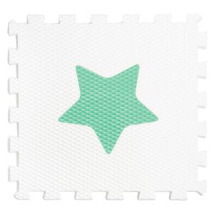 VYLEN Minideckfloor s hvězdičkou Barevná kombinace: Bílý s jarní zelenou hvězdičkou