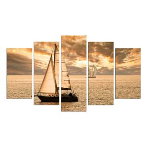 Vícedílný obraz Sailing Boat, 110 x 60 cm