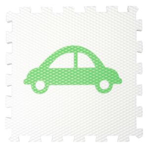 VYLEN Minideckfloor s autem Barevná kombinace: Bílý se zeleným autem