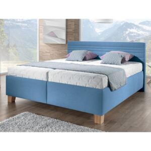 Čalouněná postel s úložným prostorem VITA 180x200 s roštem a matrací BAZI