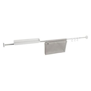 Samodržící univerzální koupelnová polička Umbra Sure-Lock Storage Rod | bílá