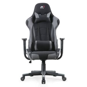 Herní židle k PC Sracer R5 s područkami nosnost 130 kg černá-šedá
