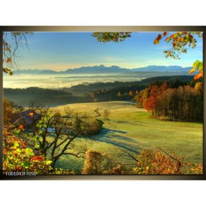 Krásný obraz podzimní krajiny (70x50 cm)