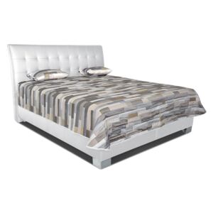 SASHA luxusní postel LOFT WHITE