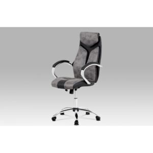 Kancelářská židle KA-N520 GREY šedá / černá Autronic