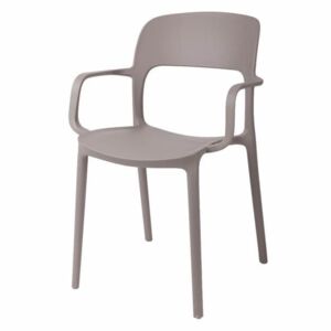 Jídelní židle Flexi s opěrkami šedá