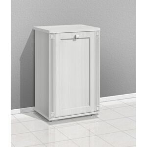 Koupelnová skříňka Retro KR 9 s výklopným košem Korpus / dvířka: bílá 113 / sv.bílá 147