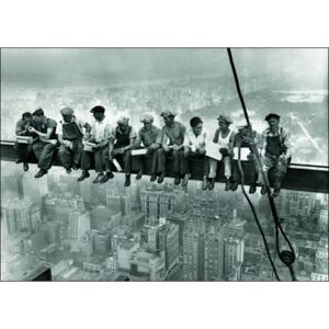 Obraz, Reprodukce - Ebbets - Lunch On a Skyscraper New York City, (50 x 40 cm)