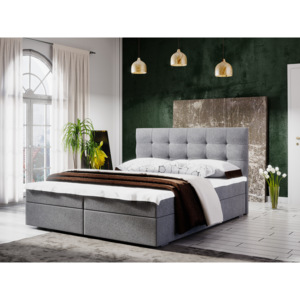 Čalouněná postel LAKE 2 + rošt + matrace, 160x200, Cosmic 160