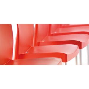 Itálie Moderní židle Ice 800 Barva: Červená