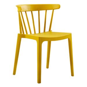 MUZZA Židle bliss žlutá 2ks