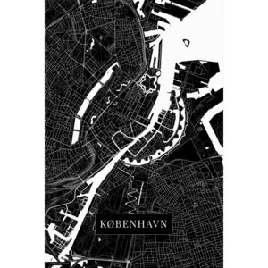 Mapa København black