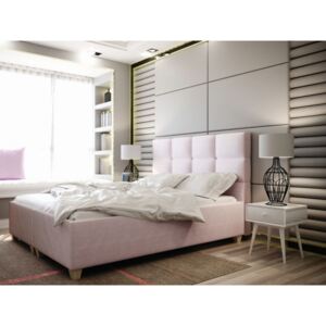 Moderní postel Irsko 180x200, růžová