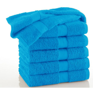 Měkký froté ručník Piruu 50x100 cm - Modrá