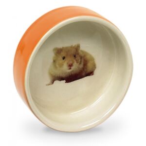 Nobby Hamster keramická miska hlodavec 7,5 x 2,5cm oranžová