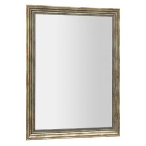 SAPHO - DEGAS zrcadlo v dřevěném rámu 716x916mm, černá/starobronz NL730