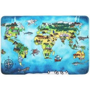 Dětský koberec Ultrasoft World map 76 x 117 cm