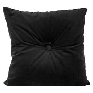 Polštář čtvercový sametový 45 x 45 cm Cushion Luxurious Velvet Present Time (Barva- černá)