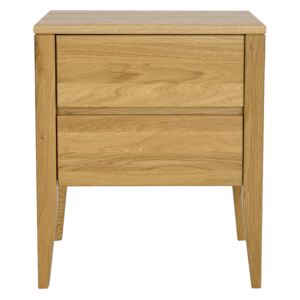 SN231 dřevěný noční stolek z dubu Drewmax (Kvalitní nábytek z dubového masivu)
