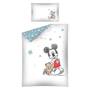 DETEXPOL Povlečení do postýlky Mickey cute Bavlna, 100/135, 40/60 cm