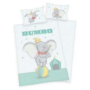 HERDING Povlečení do postýlky Dumbo Baby Bavlna 100/135, 40/60 cm