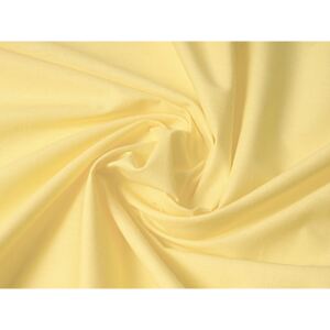 Bavlněná látka/plátno Moni MO-023 Pastelově žlutá - šířka 150 cm