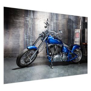Samolepící fólie Modrá motorka 200x135cm OK2379A_1AL