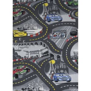 Metrážový koberec WORLD OF CARS 2 - 97, role 4m